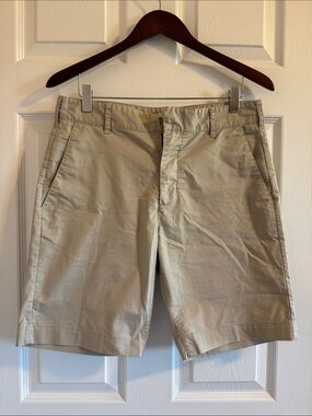Dkny Men's Tan Flat Front Shorts